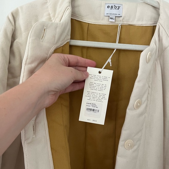 Esby Raven Quilted Jacket M/L (NWT) - Picture 4 of 11